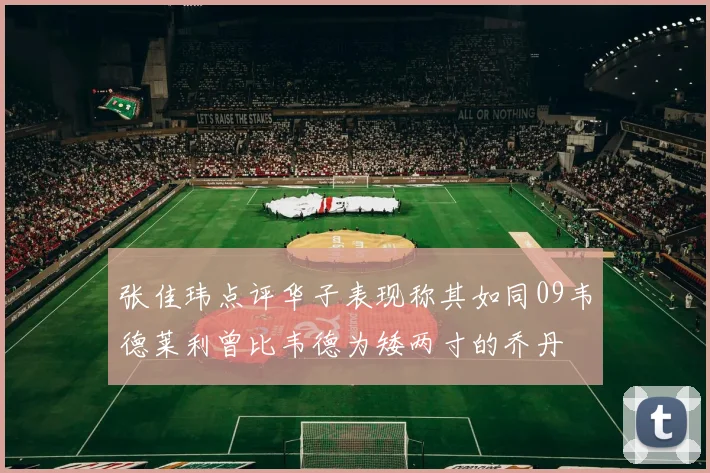 张佳玮点评华子表现称其如同09韦德莱利曾比韦德为矮两寸的乔丹